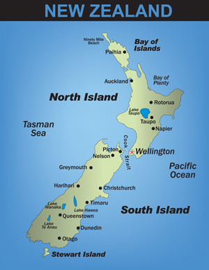 New Zealand Map