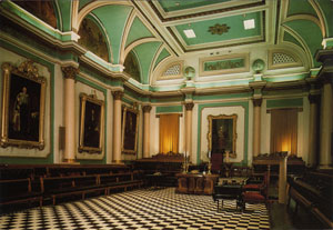 Inside Grand Lodge of Ireland